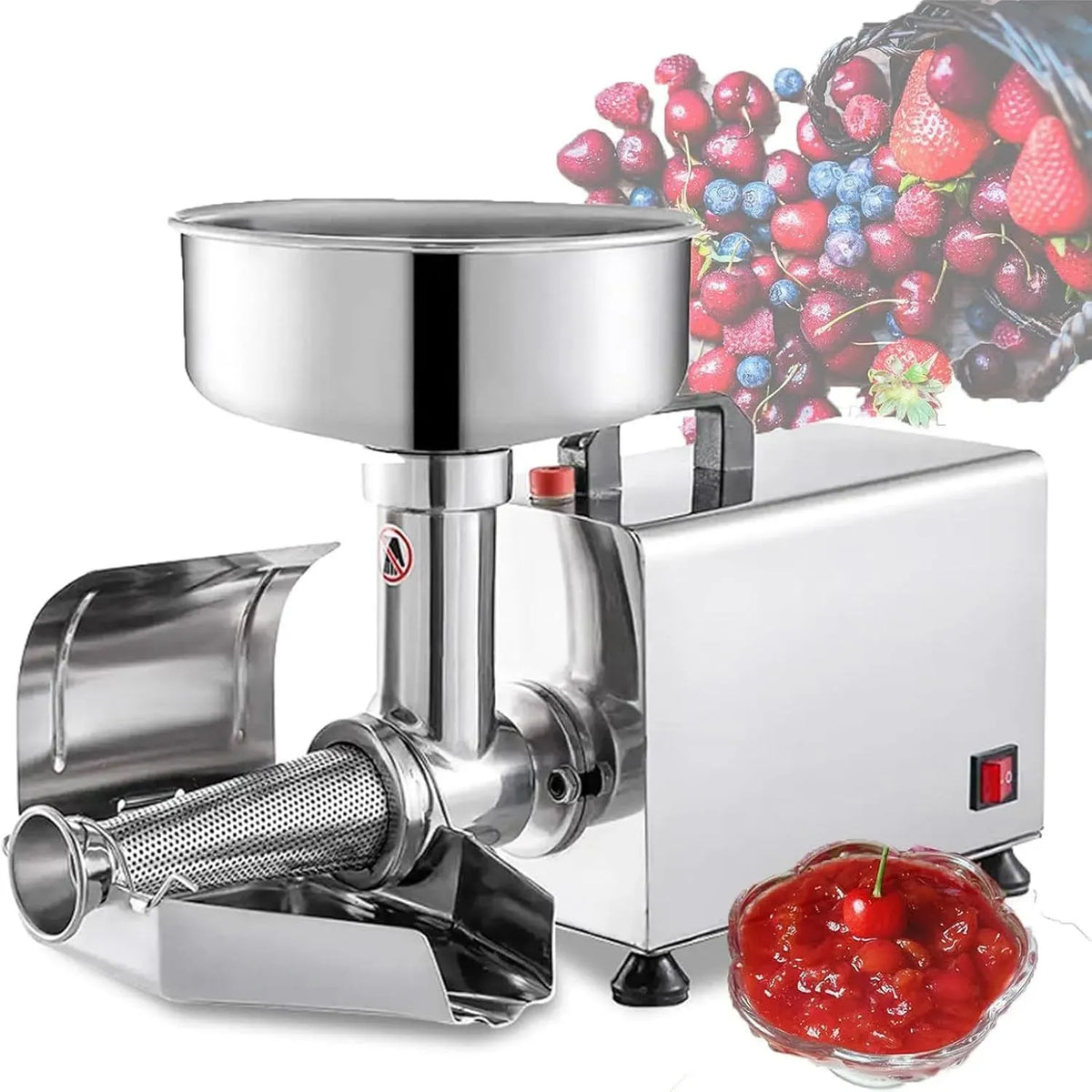 Machine à Confiture, Machine à Presser, 450 W, acier inoxydable