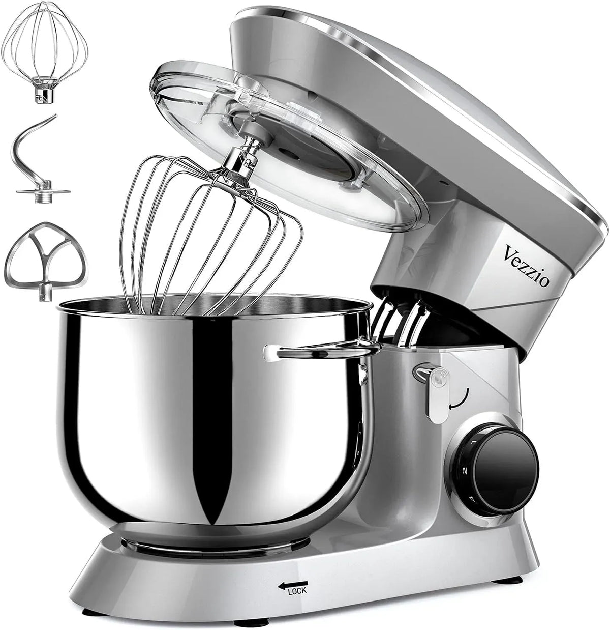 Robot, 8.5 L, professionnel, 6 Vitesses, Cuisine Multifonctions 8.5L Robot Pâtis