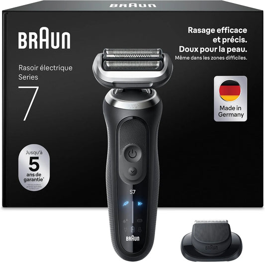 Braun Series 7 72-N1200SI Rasoir, noir, Rasoir Electrique Homme Noir