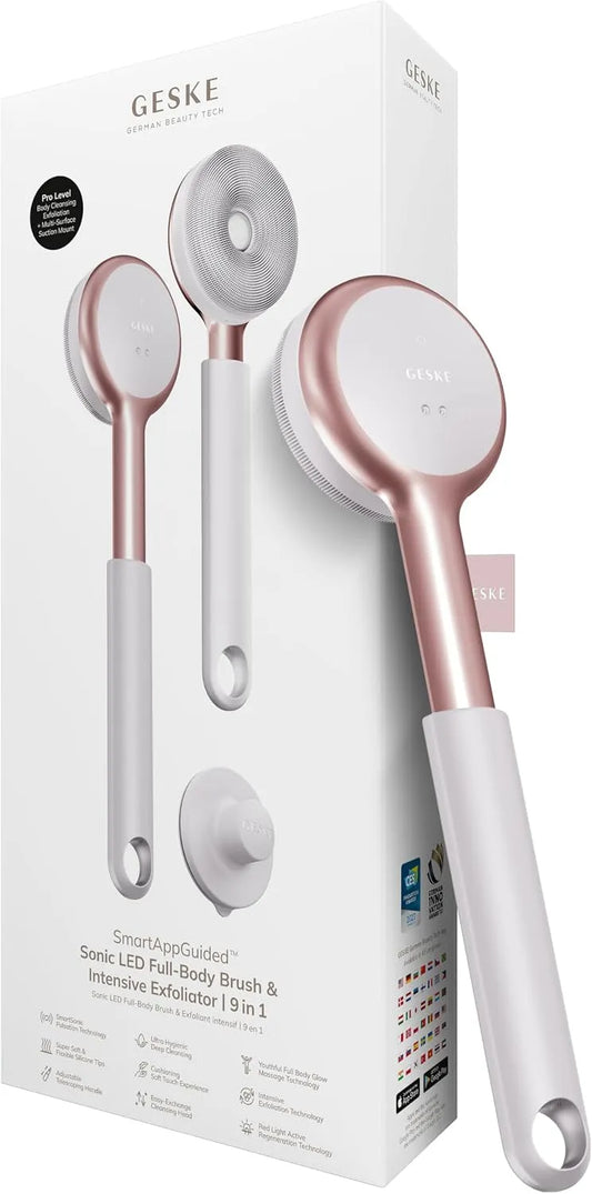 Sonic Full-Body Brush, Lisse la peau rugueuse, 9 in 1