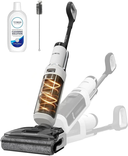 Aspirateur, 5 Min 70 °C FlashDry, Solution de flexibilité de nettoyage améliorée, Portée à plat 180°, 40 Min