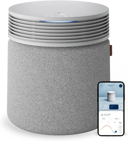 Poussière, Blue Signature Purificateur d'Air Grande Surface, Silencieux et Intelligent jusqu'à 154m², Technologie HEPASilent™, Élimine Allergènes
