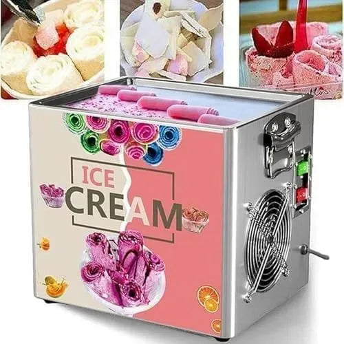 X 24 Machine à Glace, machine à glace et sorbet, 30 X 24 Cm, 330 W, professionnel, acier inoxydable, pour Glaces Et Yaourts Glacés.