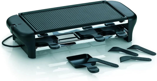 grill, aluminium, appareil, anti-adhésif, Kela 64002 appareil à raclette électrique avec grill