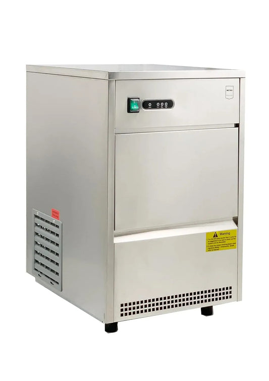 Machine à glaçons, 42 x 51.4 x 65.5 cm, 170 W, METRO GIM1026B, acier inoxydable, 26 kg / 24 h