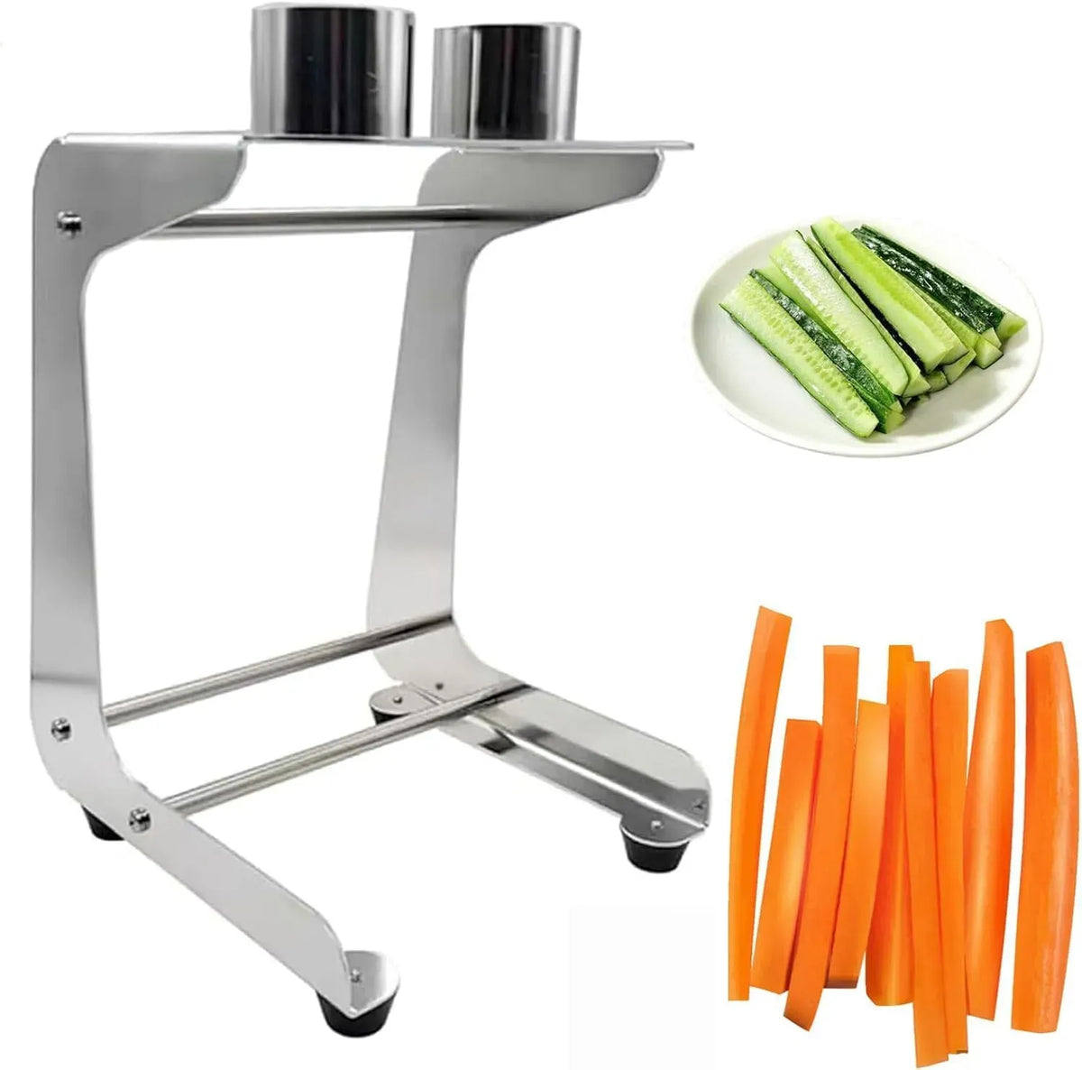 carottes, Éplucheur de légumes sur pied, 3 lames en acier inoxydable, coupe manuelle pour pommes de terre, courges