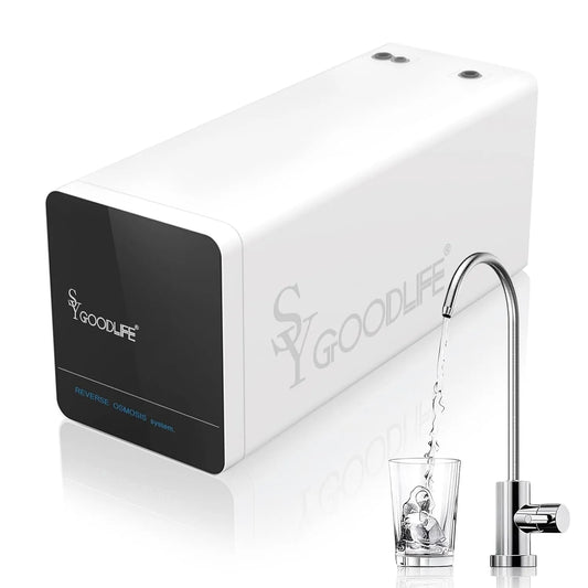 Évier de cuisine DF-56, grand réservoir, SY GOODLIFE Système d'osmose inverse, 2:1 pur pour drainer, 0 consommation d'énergie
