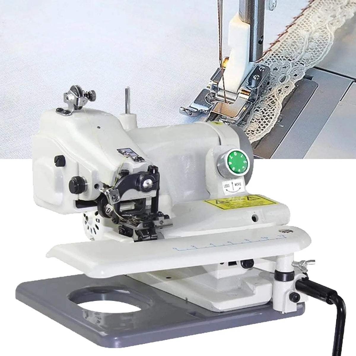 1200RPM Machine À Ourler, Machine À Coudre, Portable, machine à coudre électrique, pour Modifier l'ourlet des Pantalons