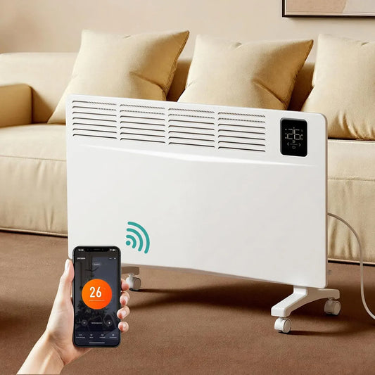 Radiateur électrique, 2000 W, EMKE, Wi-Fi, application