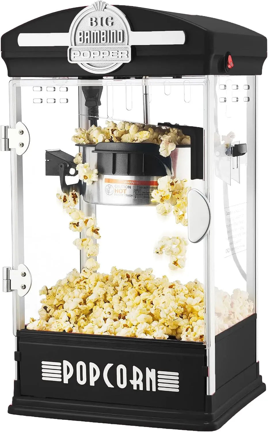 Bouilloire électrique, noir, chauffe-eau pour boissons, Great Northern Popcorn Machine à popcorn avec bouilloire de 118 ml
